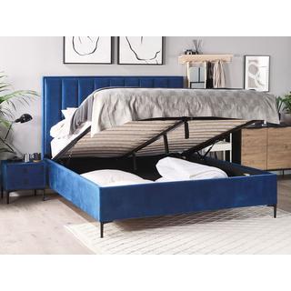 Beliani Set da camera da letto en Velluto SEZANNE  