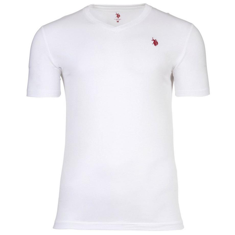 U.S. Polo Assn. T-shirt Scollo a V Confezione da 2 Vestibilità Comoda  