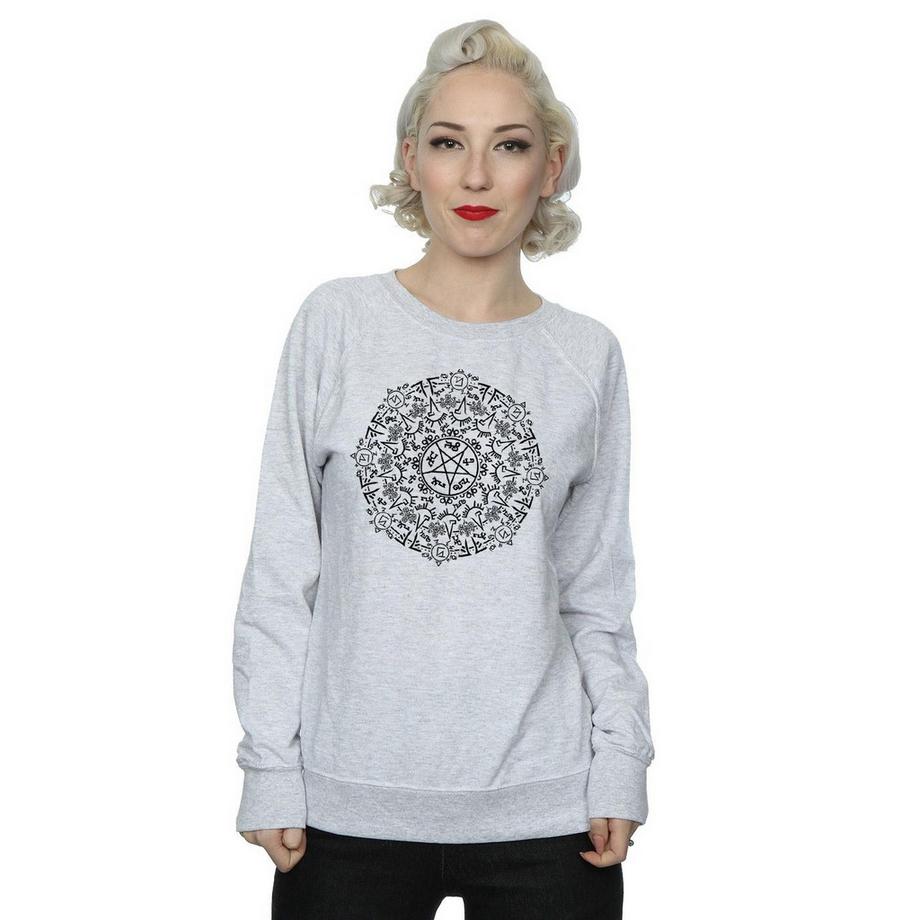Supernatural Anti Possession Symbol Sweatshirt Coupe Slim  