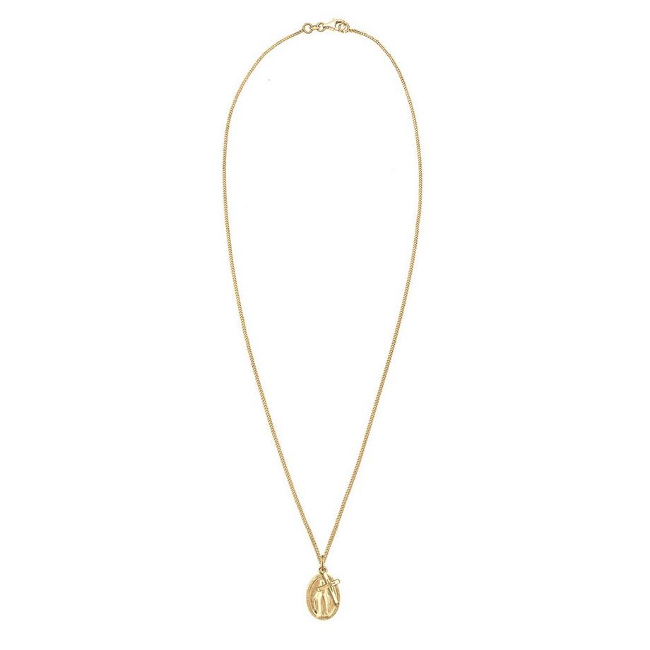 Elli  Halskette Marienbild Kreuz Anhänger 