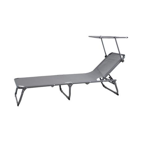 Contini Bain de soleil avec toit anthracite  