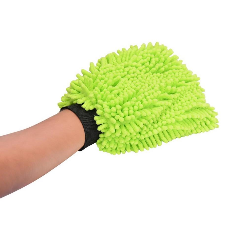 Northio  Gant de nettoyage, polyester - vert clair 