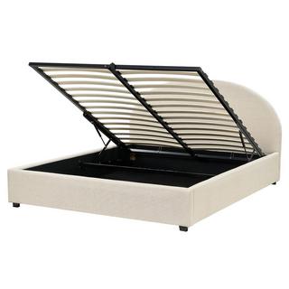 Beliani Letto contenitore en Poliestere Retrò VAUCLUSE  