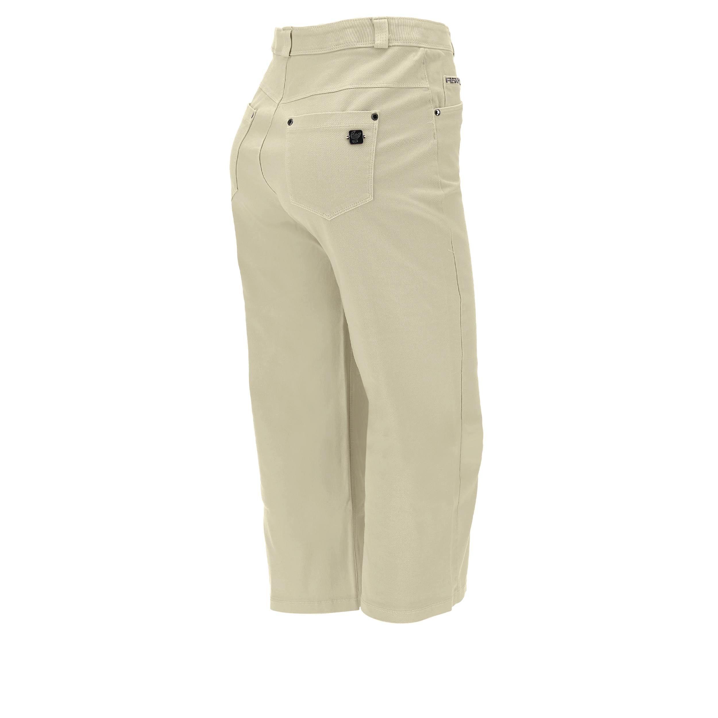 FREDDY Black Classic 3/4 Wide Leg Jeans  