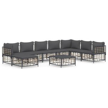 Garten lounge set poly-rattan