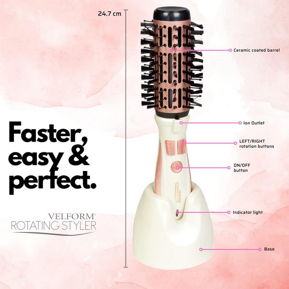 VELFORM Velform Rotating Styler - Spazzola per lo styling rotante  
