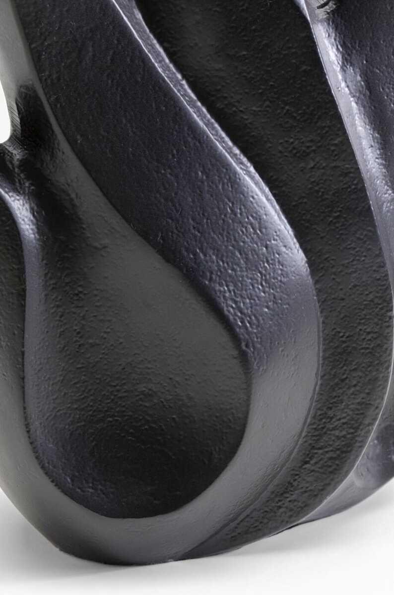 KARE Design Vase Flame noir 25  