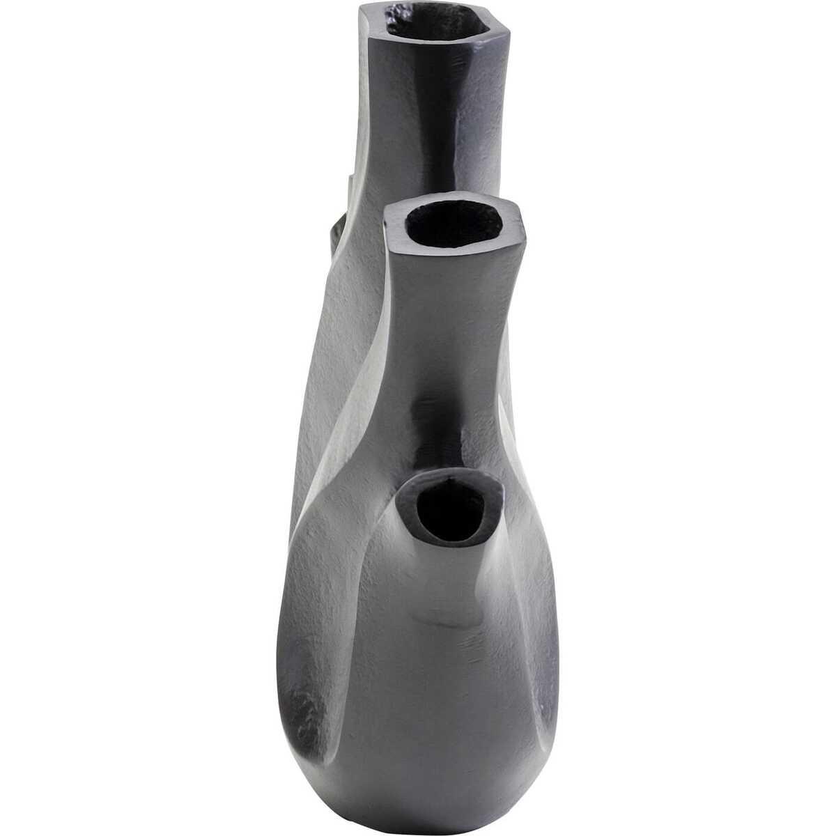 KARE Design Vase Flame noir 25  