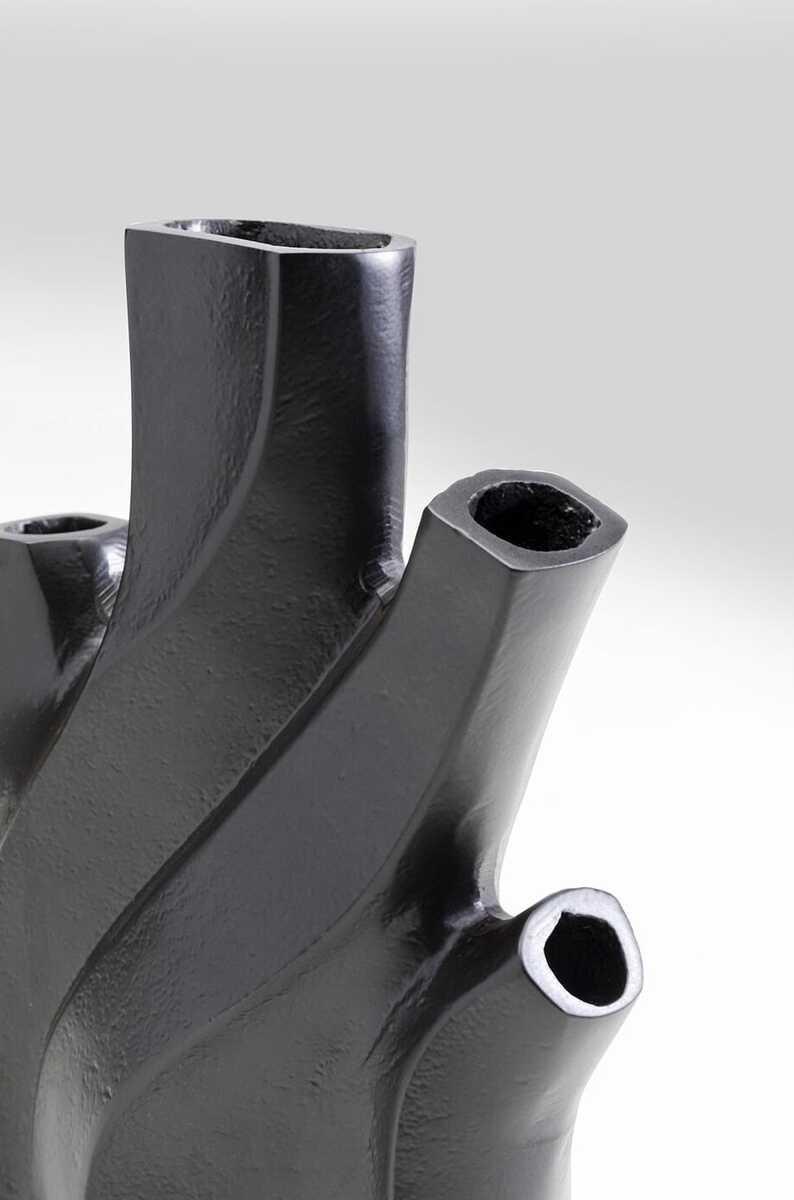 KARE Design Vase Flame noir 25  