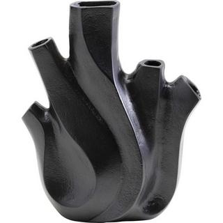 KARE Design Vase Flame noir 25  