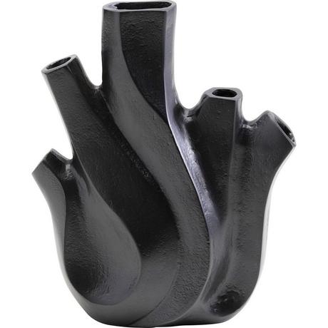 KARE Design Vase Flamme noir 25  