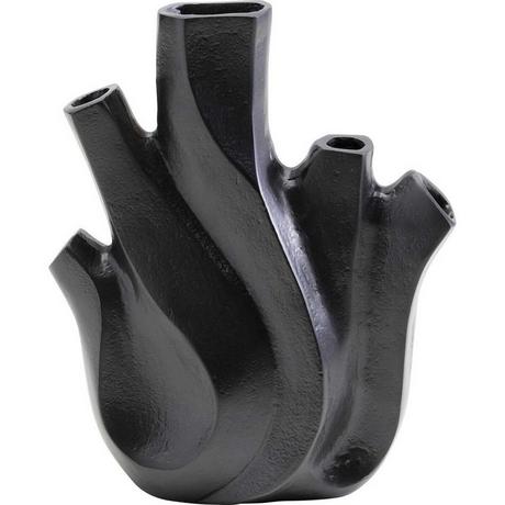 KARE Design Vase Flame noir 25  