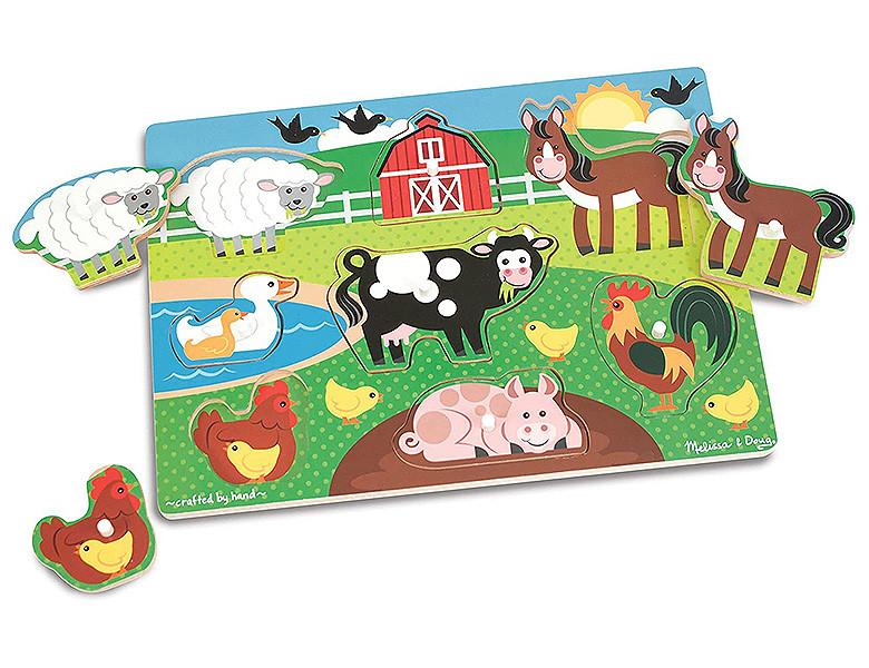 Melissa & Doug  Puzzle Bauernhoftiere 