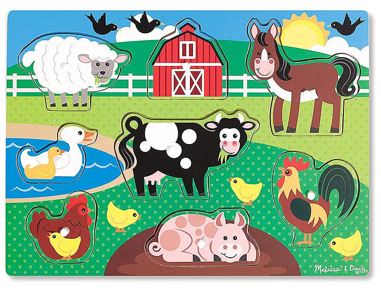 Melissa & Doug  Puzzle Bauernhoftiere 