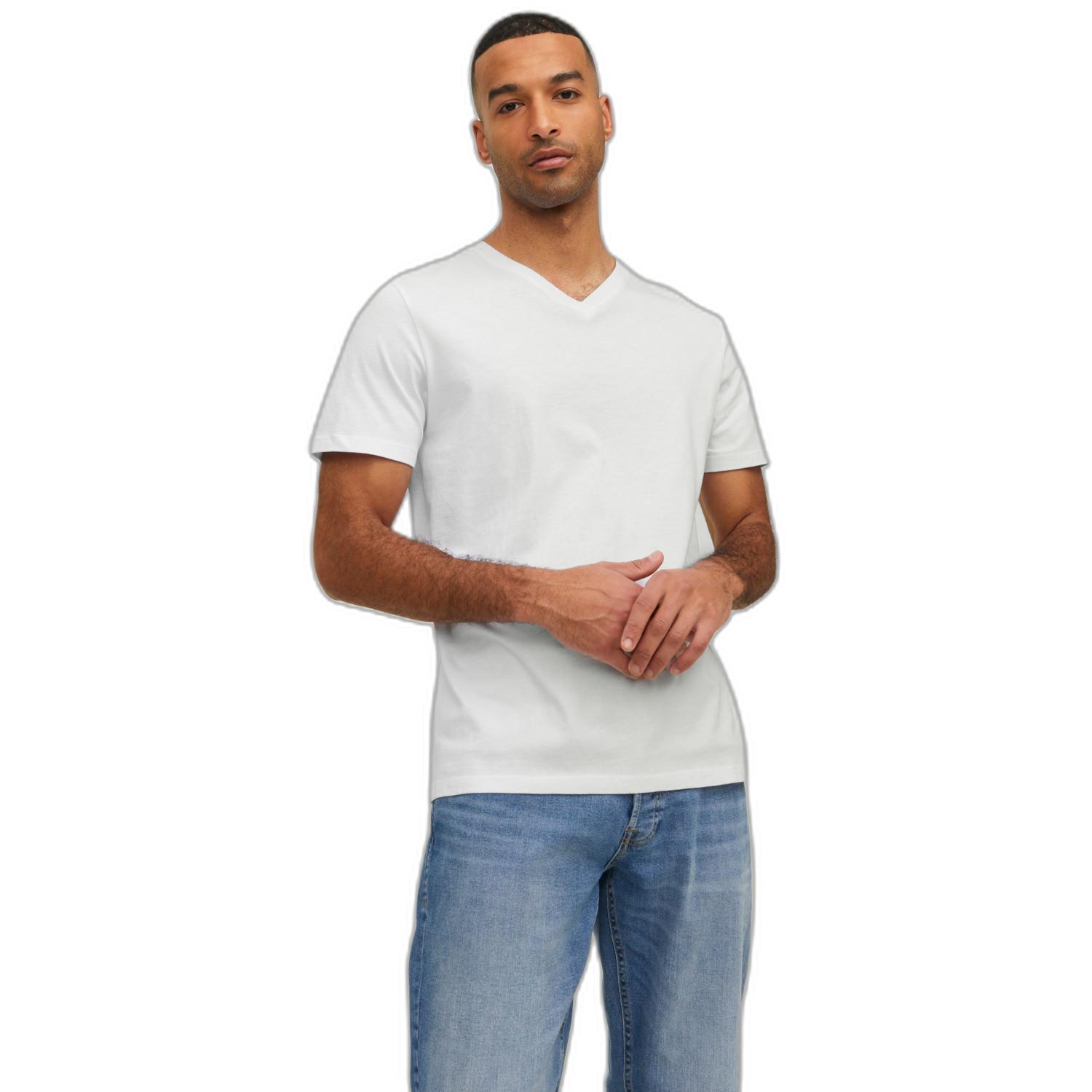 JACK & JONES Organic Basic V-Ausschnitt T-Shirt  
