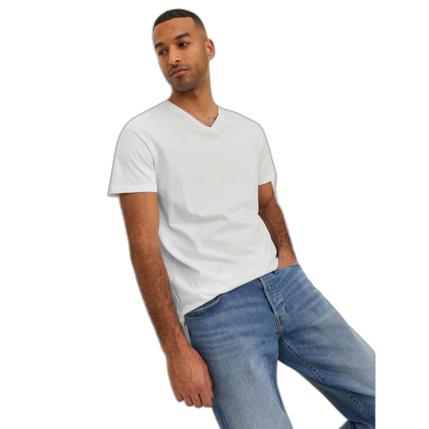 JACK & JONES Organic Basic V-Ausschnitt T-Shirt  