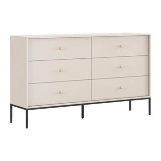 Vente-unique  Commode 6 tiroirs - Beige - BOGDAN 