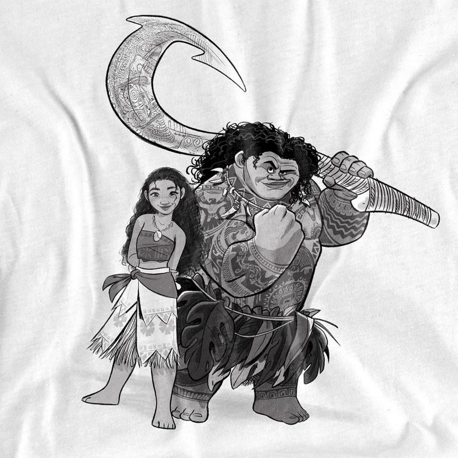 Disney Moana et Maui T-shirt imprimé  
