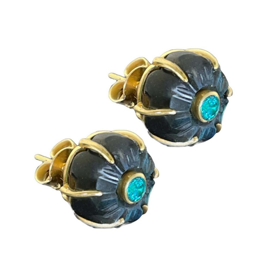 Steinkult  Boucles d'oreilles Labradorite "Noelia" 