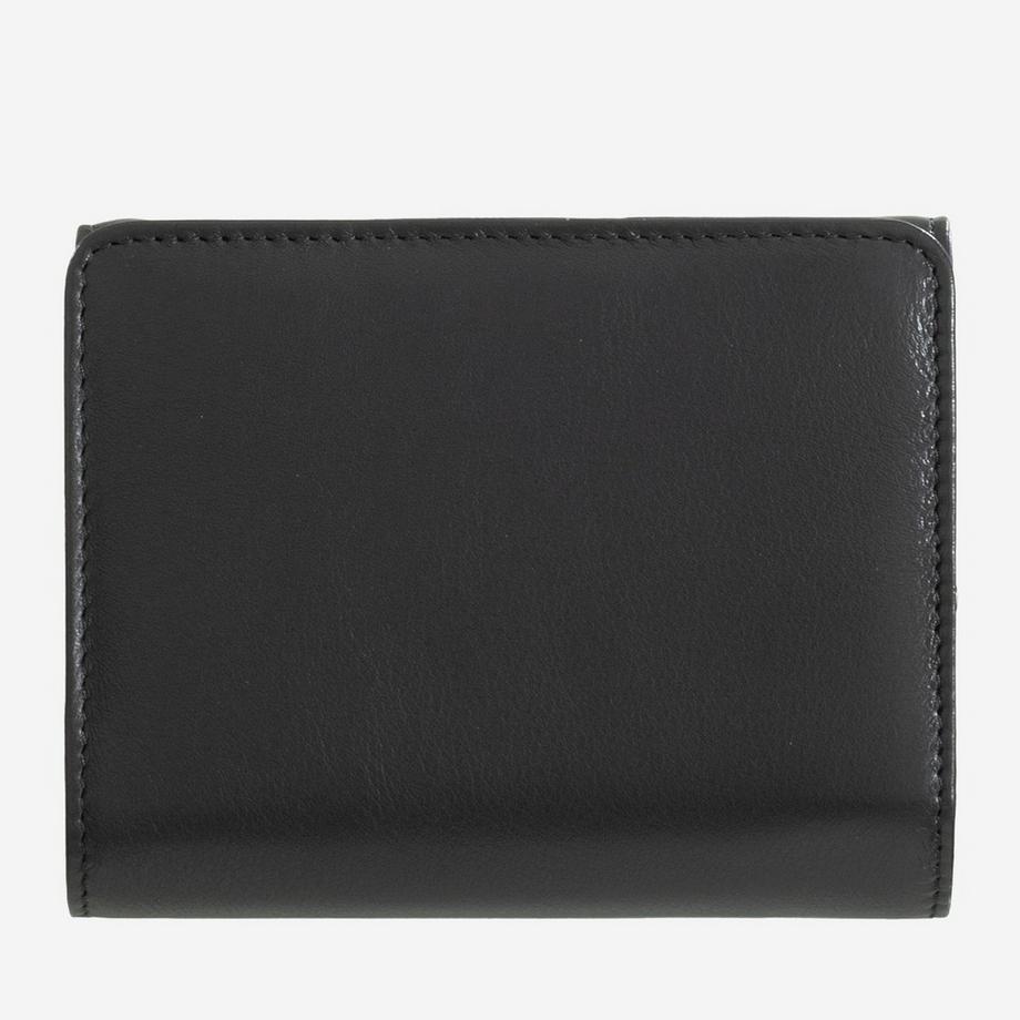 Dudu Pemba Mehrfarbige Trifold Brieftasche Schwarz  
