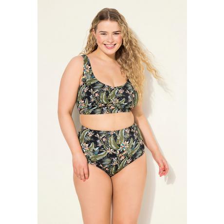 Studio Untold  Slip del bikini a vita alta con stampa tropicale 