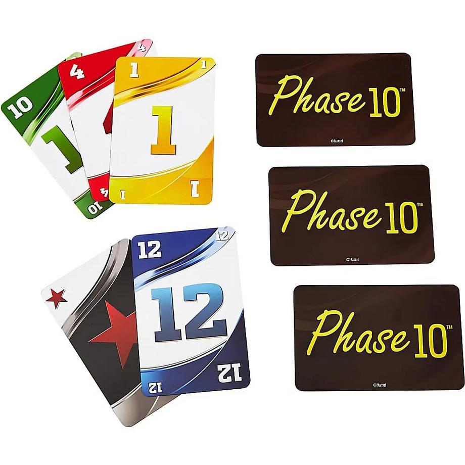 Mattel Games  Phase 10 Basis Kartenspiel 