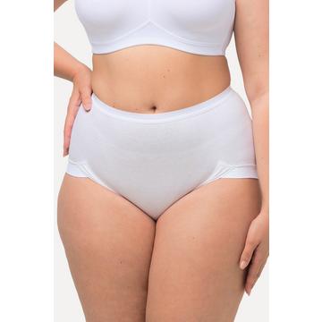 Culotte taille haute, en jersey de coton. Cuisses échancrées pour un haut niveau de confort, même lorsque vous restez longtemps assise.