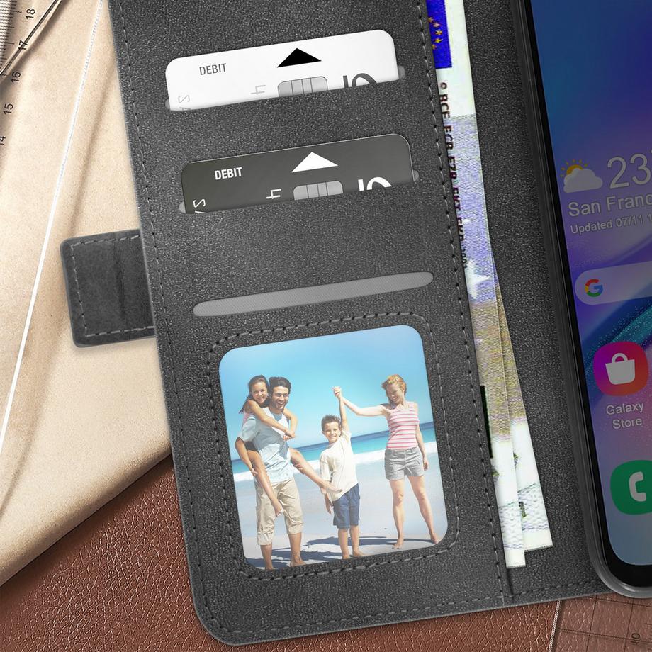 Avizar  Étui Samsung Galaxy A05s Vintage Noir 