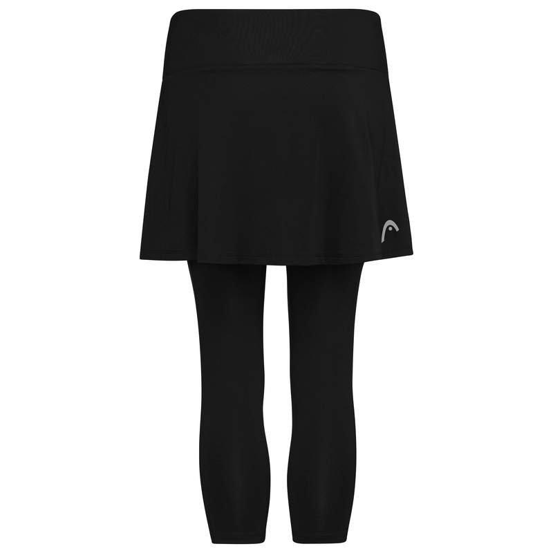 Head  Club 3/4 Tights Skort W Schwarz 