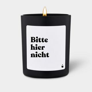 CandleHand Bougie Parfumée Flowery Bitte hier nicht  