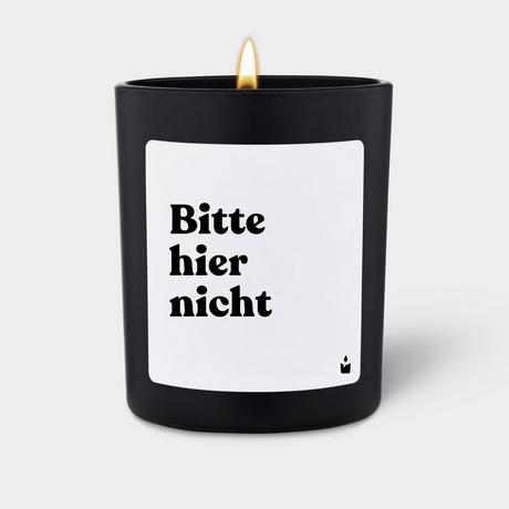 CandleHand Bougie Parfumée Flowery Bitte hier nicht  
