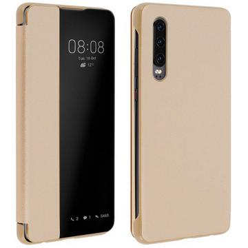 Étui Fenêtre Huawei P30 Or