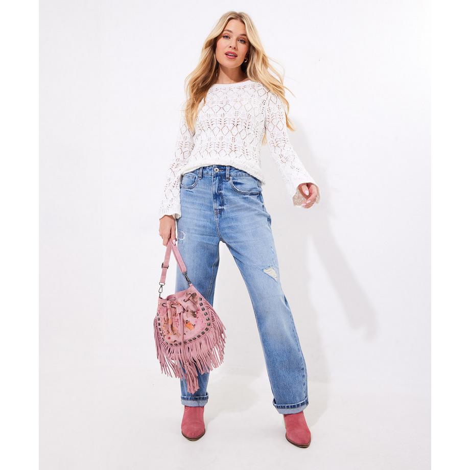 Joe Browns Pull Ouvert en Maille à Manches Évasées  