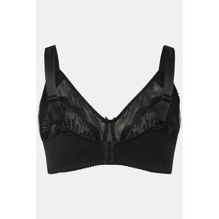 Ulla Popken Soutien-gorge sans armatures maille dentelle  