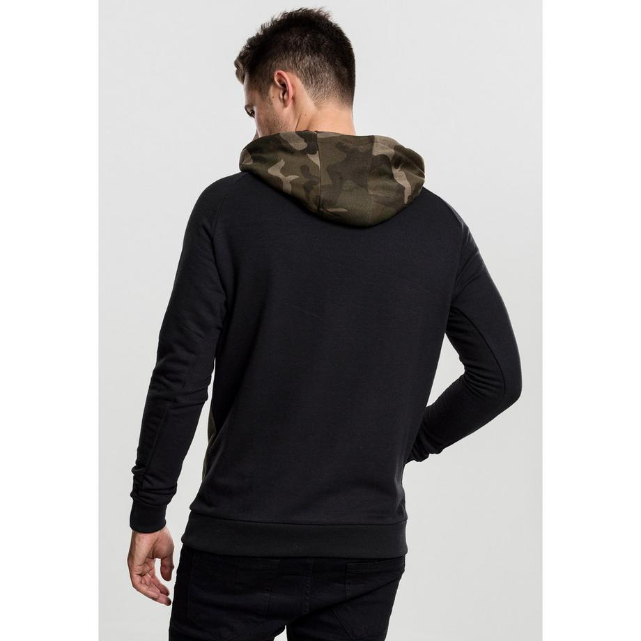 URBAN CLASSICS Contrast Raglan Kapuzenpullover  