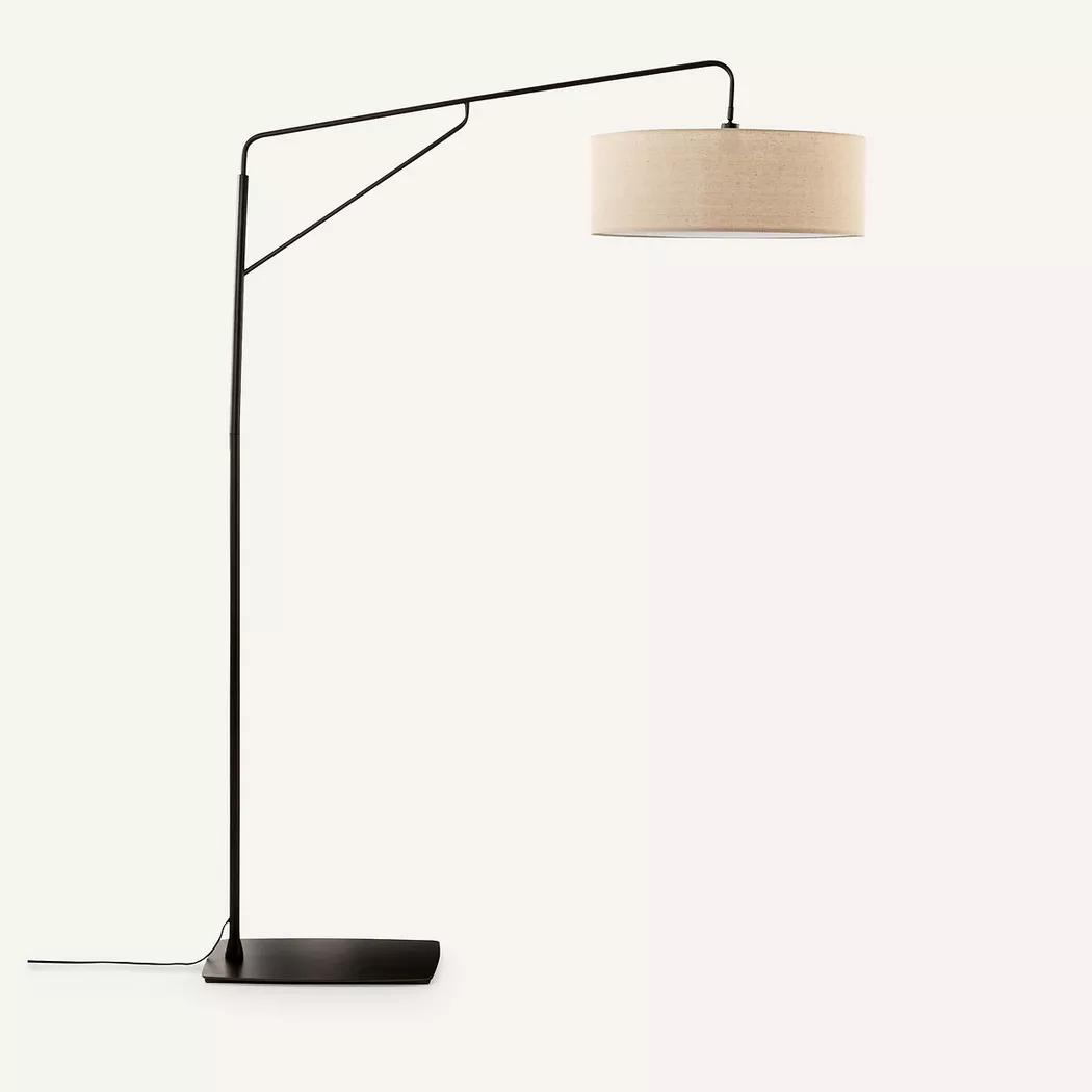 AM.PM – Ausleger-Stehlampe Cinqua, One Size, Schwarz