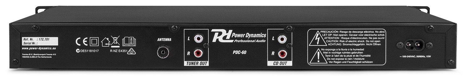 Power Dynamics  Power Dynamics PDC-60 Persönlicher CD-Player Schwarz 