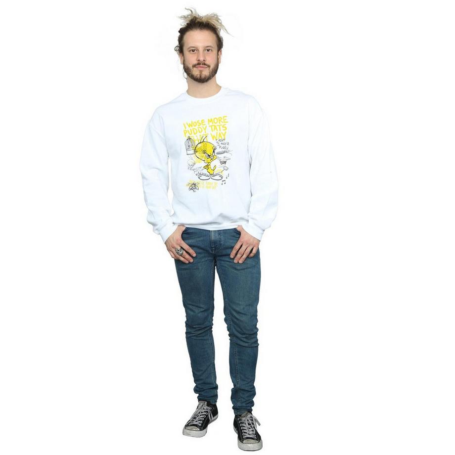 LOONEY TUNES Tweety Pie More Puddy Tats Sweatshirt  