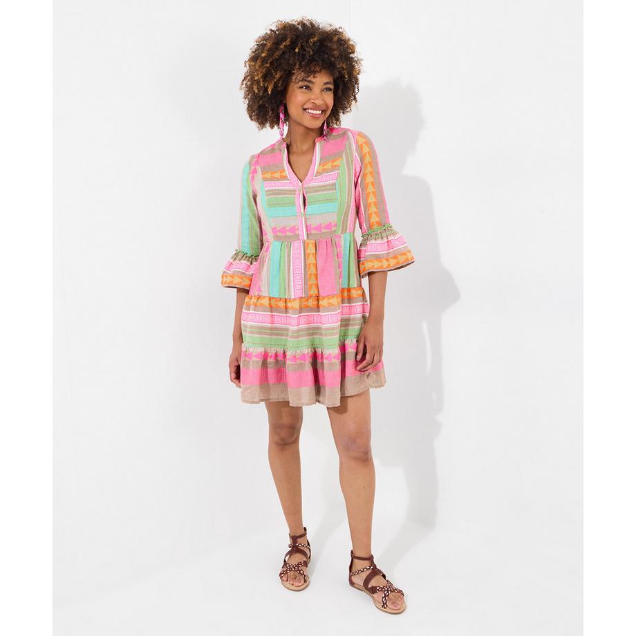Joe Browns Robe Mini Jacquard Boho  