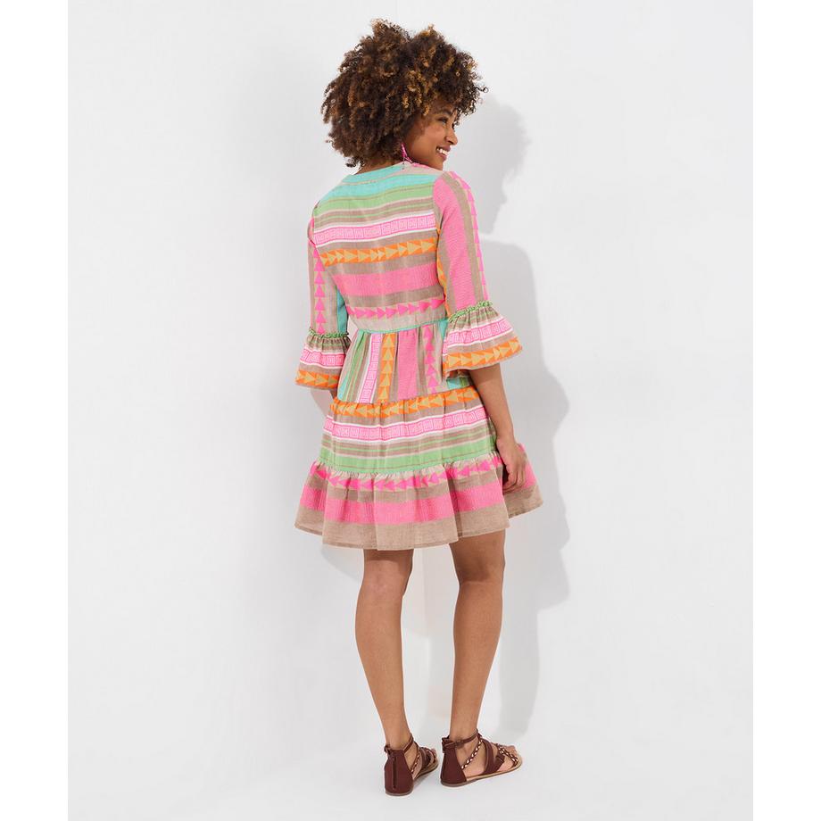 Joe Browns Robe Mini Jacquard Boho  