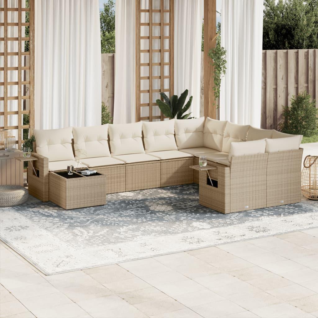 VidaXL Garten sofagarnitur poly-rattan  