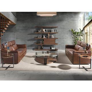 ANGEL CERDA 2-Sitzer Sofa in em Leder mit Relax  