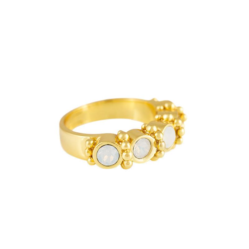 Steinkult  Bague avec cristaux "Mia" 