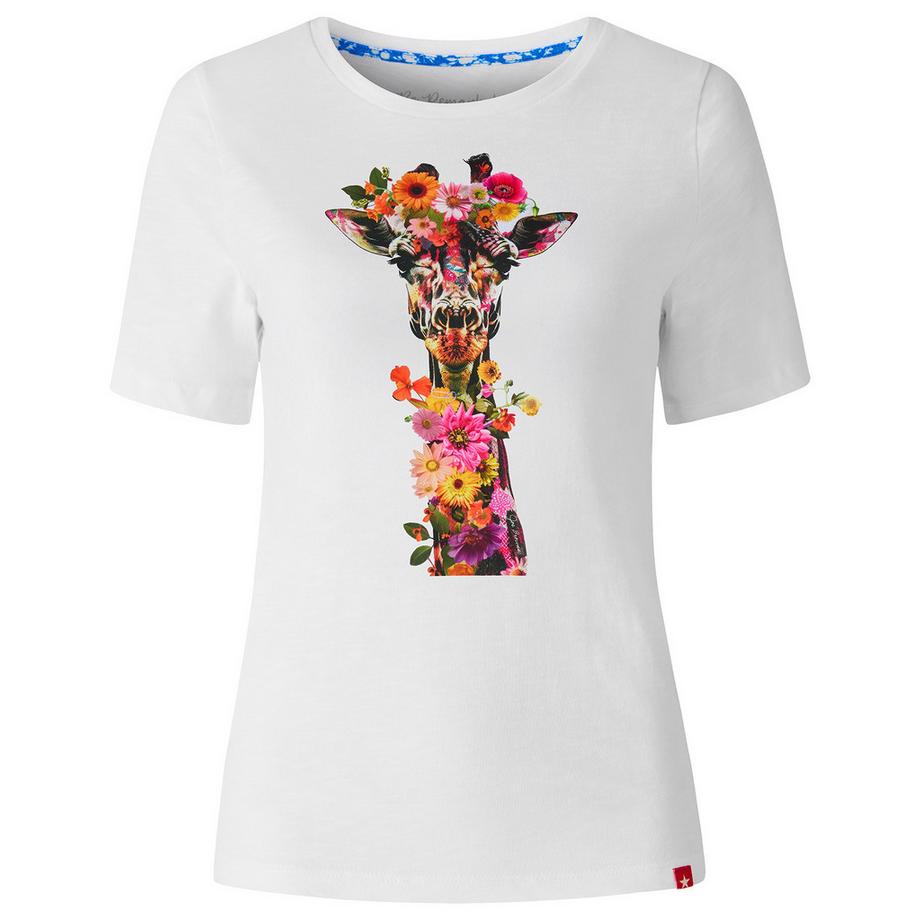 Joe Browns T-Shirt mit Blumen Giraffenmotiv  