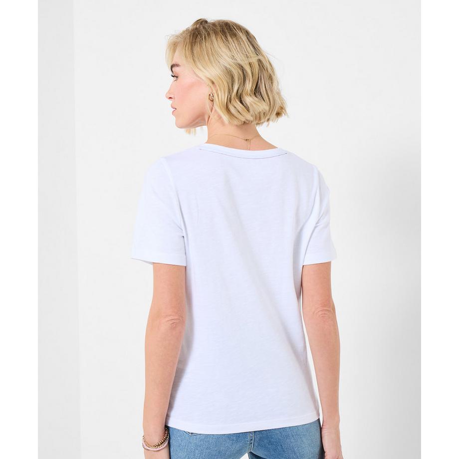 Joe Browns T-Shirt mit Blumen Giraffenmotiv  