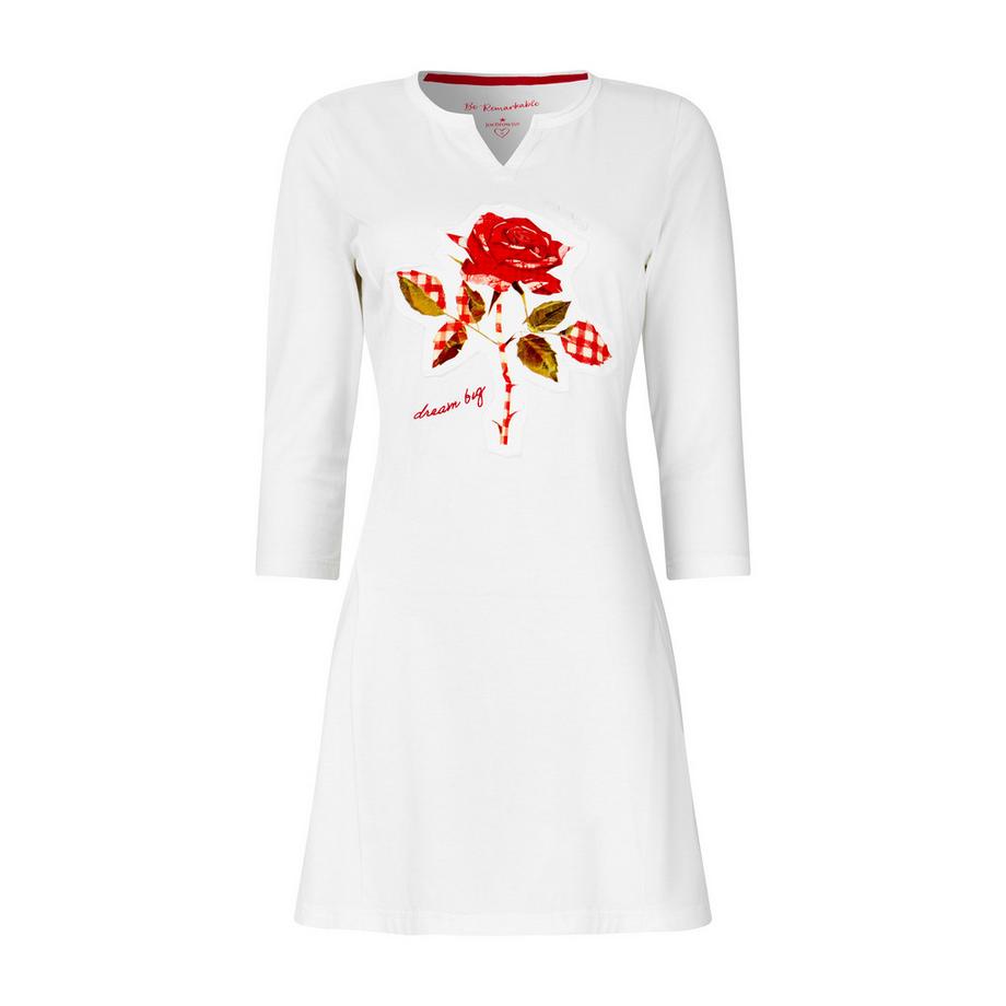 Joe Browns Jersey-Tunika mit Rosenprint und Godet-Einsätzen  