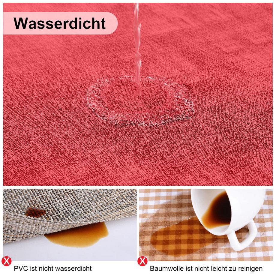 Alopini Tischsets Waschbar 6er Set, Wasserdichtes Tischset, Schönes Tischset  