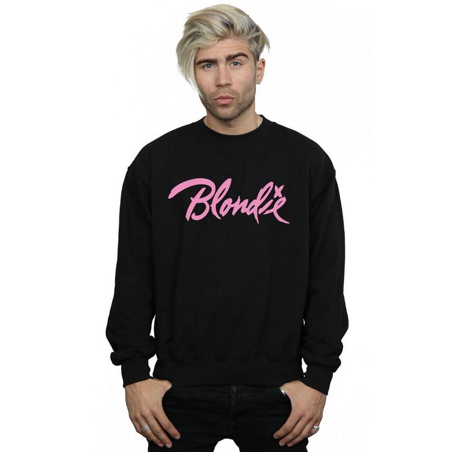 Blondie Logo Felpa Girocollo  