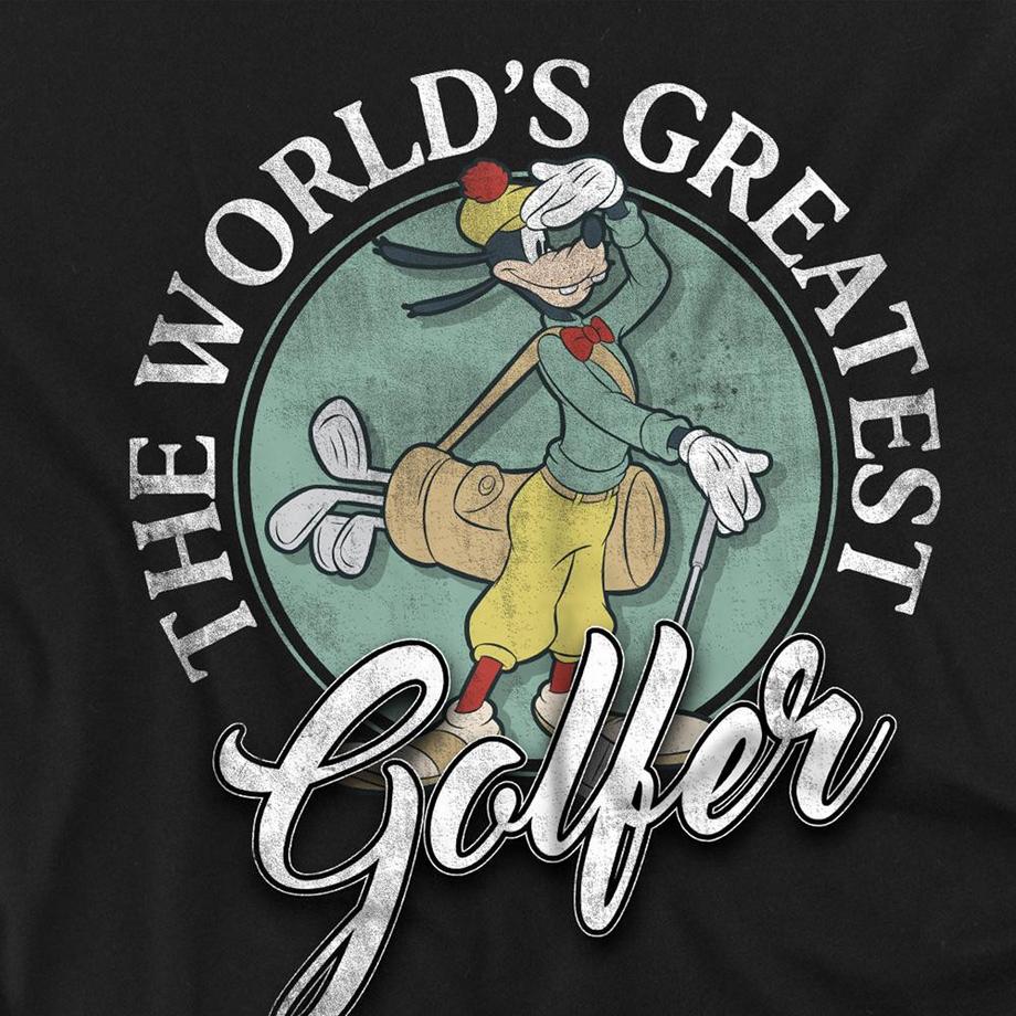 MICKEY MOUSE T-Shirt Manches Longues The World's Greatest Golfer  
