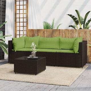 VidaXL Garten lounge set poly-rattan  